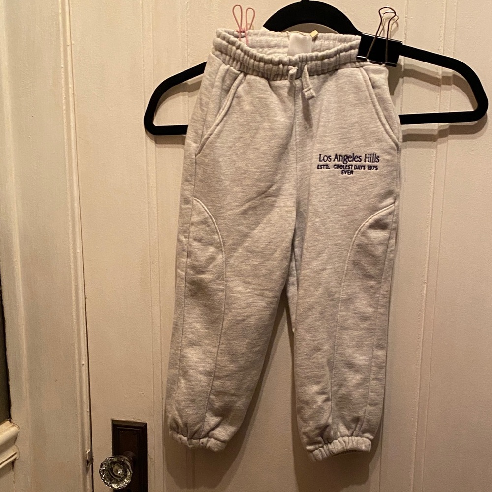 Zara Light Gray Kids Joggers